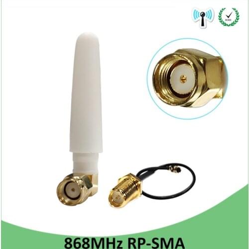868MHz 915MHz lora Antenna lorawan 3dbi RP-SMA Connector GSM 915 MHz 868 IOT antena antenne 21cm SMA Male /u.FL Pigtail Cable