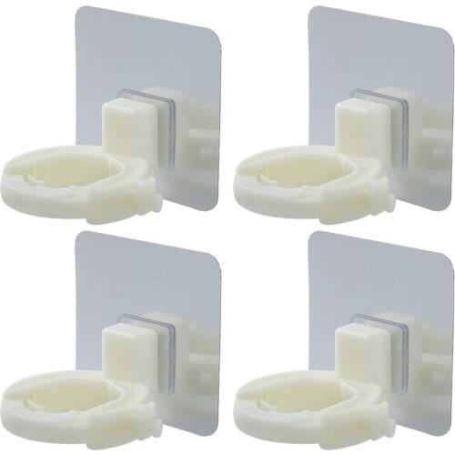 Shampoo Support Hook Self Adhesive Shower Gel Bottle Rack Hanger,6 Pieces