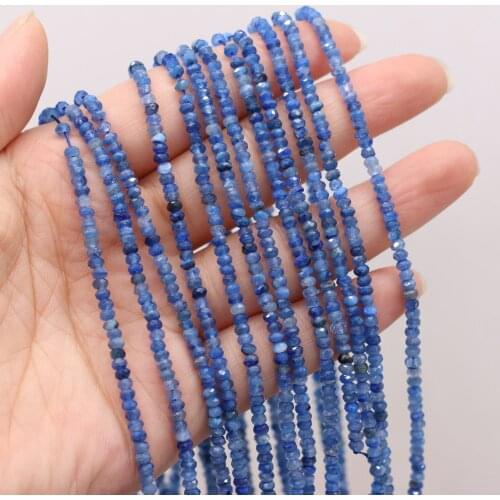 Hot Selling Natural Stone Bead Section Blue Quartz Small Beads For DIY Jewelry Making Necklace Bracelet Earrings Accessory