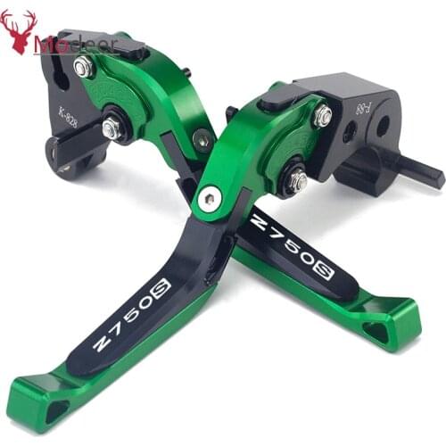 Logo Z750S Motorcycle Accessories Brakes Clutch Levers Handle Bar For Kawasaki Z750 S Z 750S 2005 2006 2007 2008 (not z750)