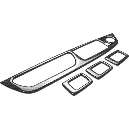 Matte Black Door Window Switch Covers For BMW X5 E70 2008-2013 X6 E71 2009-2016