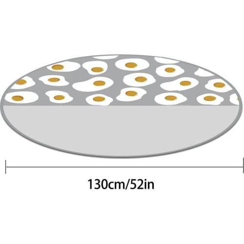 Washable Highchair Splash Floor Mat Anti-Slip Silicone Spot Splash Mess Mat Waterproof Picnic Mat Play Mat For Protects Floor