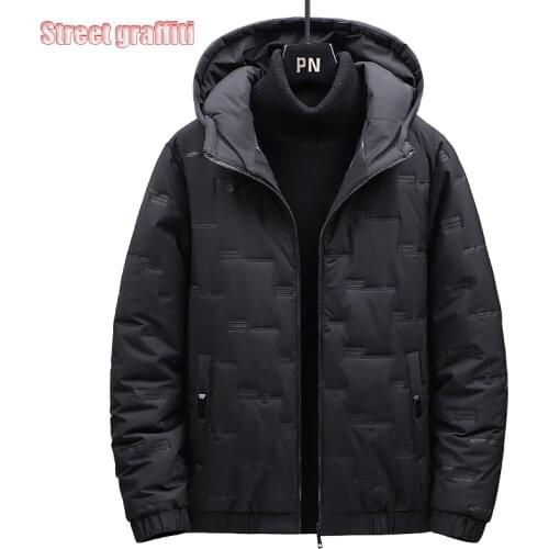 Mens Winter Jacket Coat 2021 New Brand Casual Autumn Thicken Hooded Parka Fashion Slim Autumn Fit Windproof Jacket Parka Men