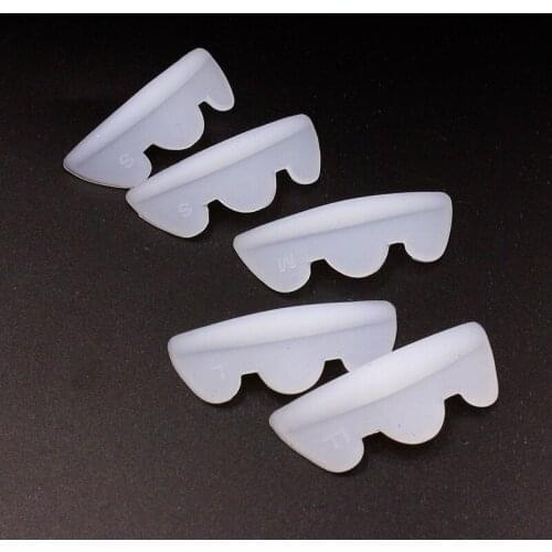 5 Pair New Style Real 3D Silicone Eyelash Perm Rods Cilia Lifting Shield Pads Reusable Lashes Curling Supplies