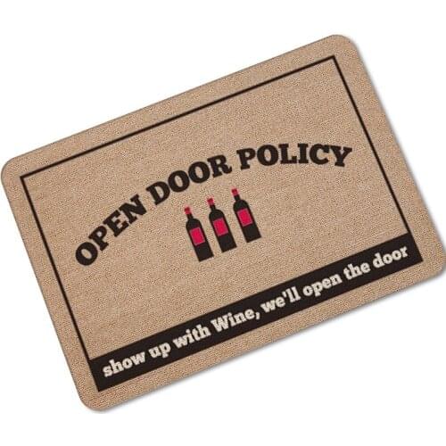 Drop new Humorous Funny mat Saying Quotes If You Forgot The Wine Go Home Welcome Doormat Non-slip Kitchen Rugs Floor Mats carpet