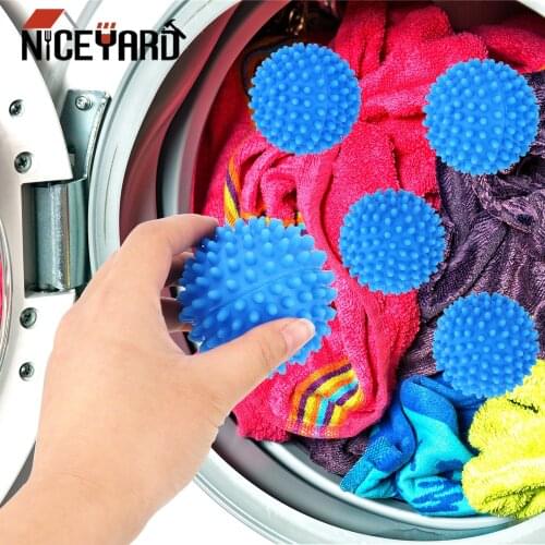 PVC Dryer Balls Laundry Balls Cleaning Drying Fabric Softener Ball Laundry Products for Washing Machine Magic Washing Tool