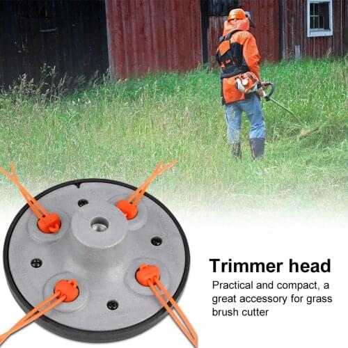 4 Line Feed String Trimmer Head Gasoline Mower Brush Cutter