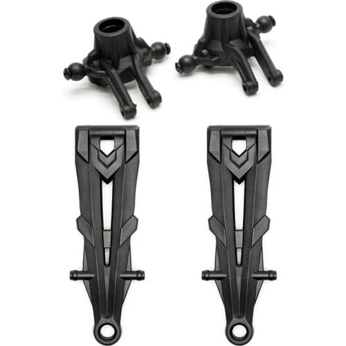 2 Pcs RC Car Front Steering Cup Spare Parts 25-SJ10 & 2 Pcs RC Car Front Lower Arm Spare Parts 25-SJ08