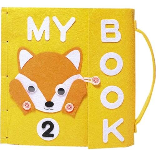 Special Gift For Kid My First Book Quiet Baby Early Learning Educational Book DIY Felt Material Package Mom Handmade Books