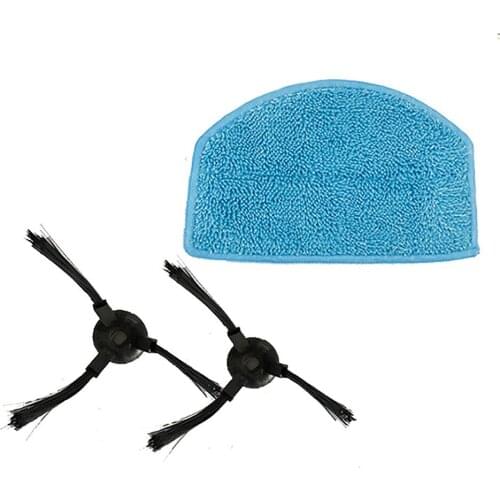 3pcs/set Side Brush Rag for KONKA KGXC-701 Sweeping Robot Mop Cloth for KONKA KGXC-701/801 Sweeping Robot Accessories
