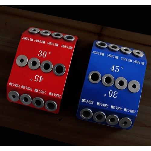 30°/45°/90° Woodworking Pocket Hole Jig Multi-angle Oblique Drilling Guide Locator Puncher Doweling Jig