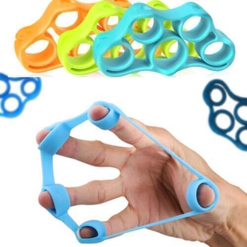 4@# Hand Grip Finger Gripper Strength Trainer Yoga Stretcher Finger Expander Exercise Equipment Gripping Training Wrist Trainer