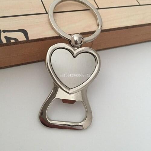 500 pcs Wedding Gift for the Guests Love Heart Bottle Opener Keychain Key Ring Wedding Party Gift