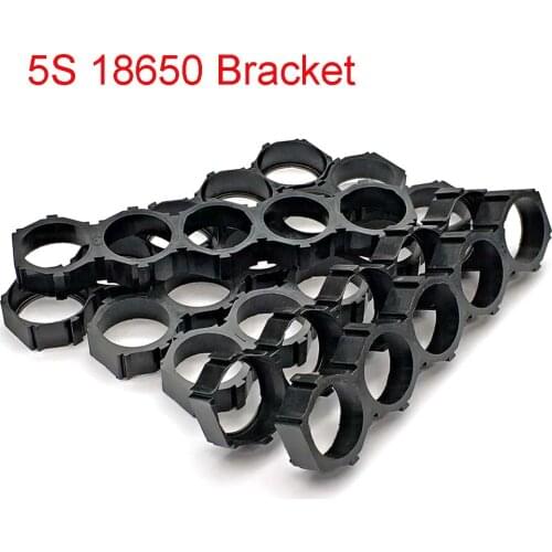 5S 18650 Lithium Battery Heat Holder Bracket 18650 Spacer Assembly Group Module DIY Battery Box Case Pack Splicing Bracket