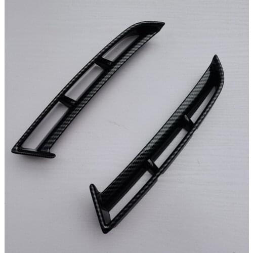 ABS Carbon Headlights Air Intake Trim For Hyundai Tucson NX4 EU Car Foglight Styling Protection Decoration Accessories 2021 2022
