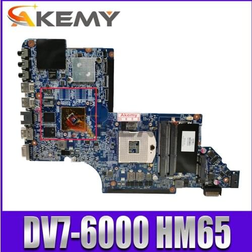 AKemy DV7-6000 motherboar 659095-001 655488-001 for hp Pavilion DV7 DV7-6000 655488-001 HM65 original test motherboard