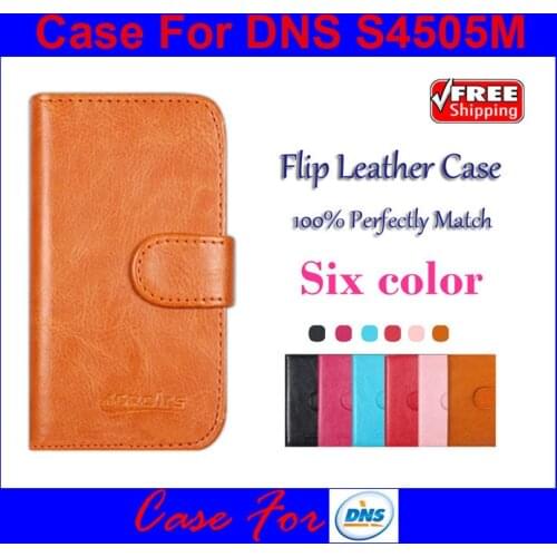 DNS S4505M case Top Quality Flip Leather Slip-resistant Phone Cover Case For DNS S4505M Card Holder Bags Wallet