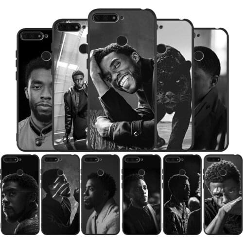 Chadwick Boseman Black TPU Silicone Soft Phone Case For Honor 8X 9 8 10 20 30 Lite Pro MATE 9 10 20 30 Pro Lite
