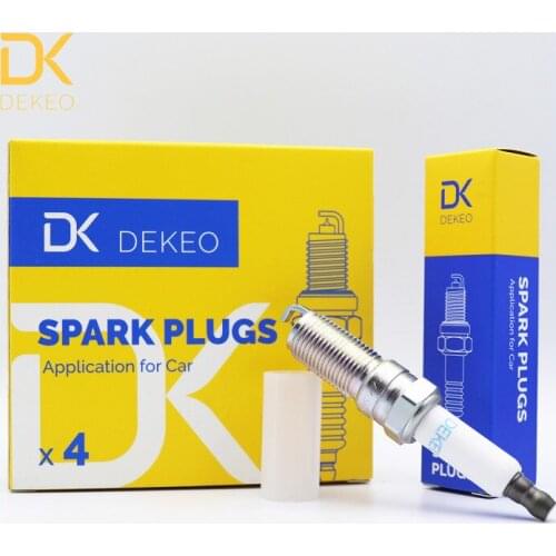 DEKEO For Chevrolet Camaro Cobalt Colorado Corvette HHR Malibu Silverado Tahoe Trailblazer Spark Plug Iridium LTR5B11 4PCS