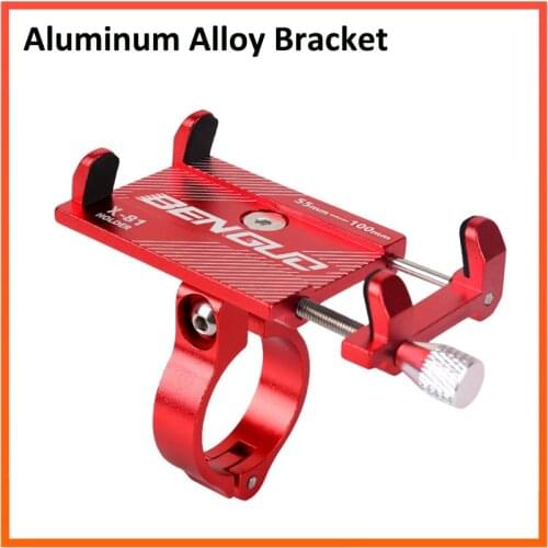 New Aluminium Alloy Bike Phone Holder 3.5-6.5" Cell Phone GPS Holder Bicycle Phone Support Cycling Bracket Mount Bike