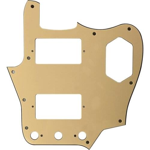 Pleroo Custom Guitar Parts Scratch Plate - For US Jaguar Guitar Pickguard With Paf Humbuckers Scratch Plate