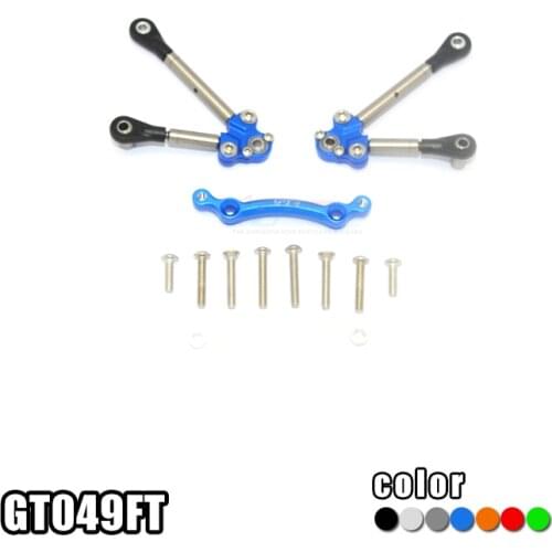 GPM TRAXXAS 1/10 4WD FORD GT4-TEC Titanium alloy front and rear teeth rod + fixed code combination