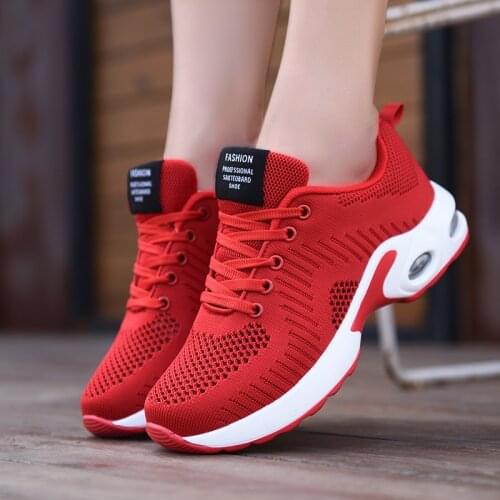 Zapatillas Mujer Women Sneakers Running Shoes Outdoor Sports Shoes Breathable Mesh Comfort Jogging Mesh Shoes Air Cushion Ladies
