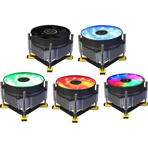 90mm 4 Pin PWM Cooling Fan Computer Case Silent Fan CPU Cooling Heatsink Adjustable Speed for Intel LGA 115X/1200/1356/1366