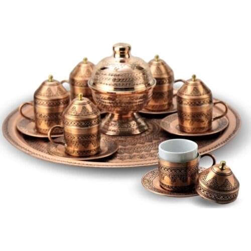 Grape Processing Tumbled Copper Coffee Team