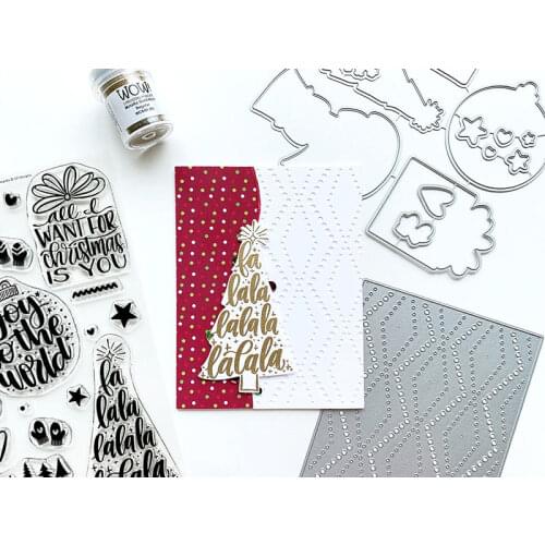 JMCRAFT Metal Cutting Dies Long Rectangular Strip Lace Background Card #6 Scrapbooking Stencil Cut Die DIY Card Crafts Handmade