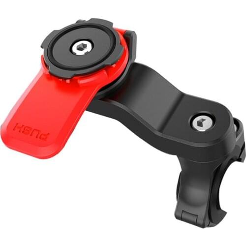 Motorcycle Cell Phone Holder Detachable 360 Degree Rotation Phone Racket Mountain Bike Mount Handlebar Bracket Shockproof Case