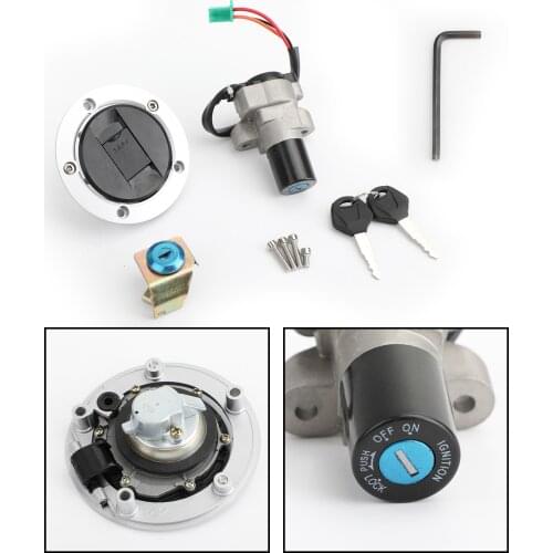 Artudatech Ignition Switch Fuel Gas Cap Lock Keys For Suzuki GW250 GW 250 Inazuma