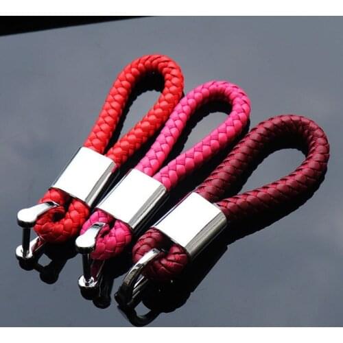 Handmade Braided Rope Keychain Pendant Key Ring Ornament accessory