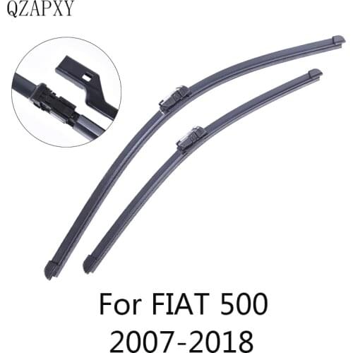 QZAPXY Wiper Blades for FIAT 500 / 500C / 500L / 500X 2007 2008 2009 2010 2011 2012 2013 2014 2015 2016 2017 2018