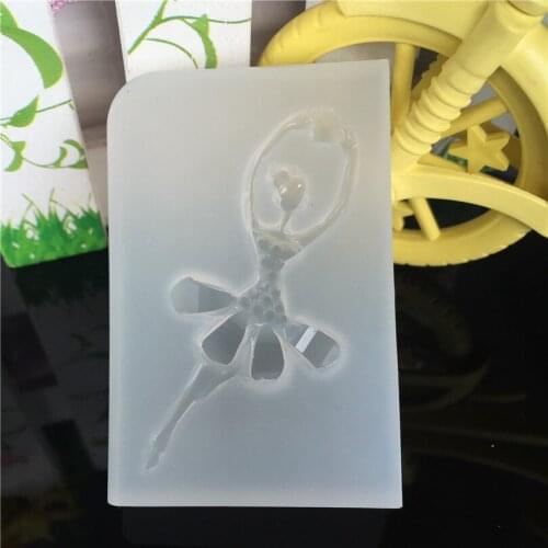 Ballet girl Liquid Silicone Pendant DIY Mold Pendant Jewelry Making Tool Resin Accessories Home Crafts resin molds for jewelry