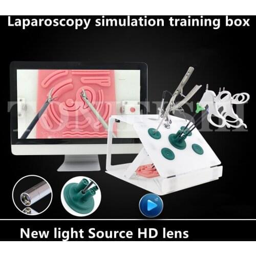 Laparoscopy simulation training device, practice equipment, surgery simulation training device, laparoscopic simulation training