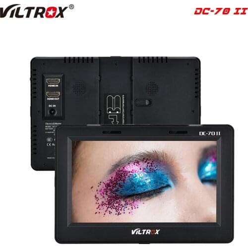 Viltrox DC-70II 7 DSLR Camera inch 4K AV Input1024x600 IPS HD Screen Camera Field Monitor for Sony Nikon DSLR BMPCC Canon Camera