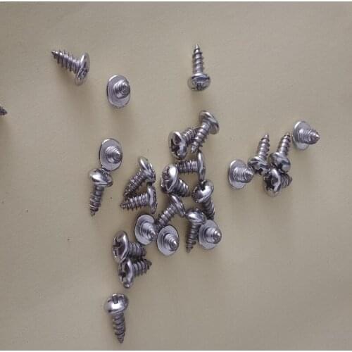 100pcs 304 Stainless Steel Round Self Tapping Screws Wood Screws/Cross Pan Head Self Tapping Screws M2.6*5 6 8 10 12 14 16 20
