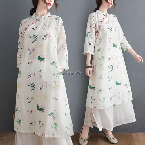 2021 cheongsam women chinese traditional floral print qipao party wedding dress elegant party dance costume oriental dress qipao