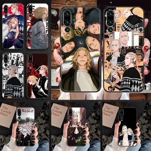 Tokyo Revengers Anime Phone case For Huawei P Mate P10 P20 P30 P40 10 20 Smart Z Pro Lite 2019 black pretty hoesjes 3D bumper