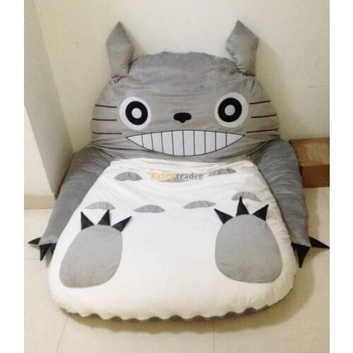 Fancytrader Cute High Quality Totoro Bed 190cm X 130cm Super Cute Huge Giant Totoro Bed Tatami Carpet Sofa Free Shipping FT90191