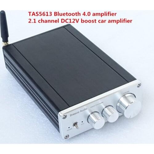 Finished Class D TAS5613 amp Bluetooth 4.0 HIFI Digital Power Amplifier 150W+75WX2 Stereo 2.1-Channel Mini DC12V car ampifier