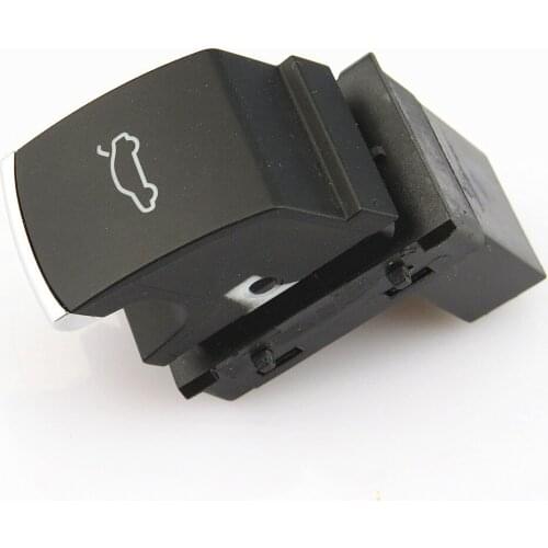 SCJYRXS Chrome Tailgate Trunk Lid Release Start up Switch Control Button 16D959831B 16D 959 831B 16D 959 831 B For Golf MK6