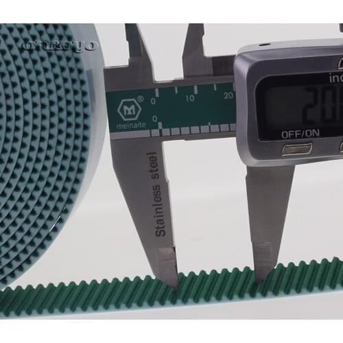 HTD3M 5meters Timing Belt HTD3M 3M-20 Width 20mm White HTD3M PU Open Belt 3M 20 S3M Belt For CNC Laser Machine Cutting Machine