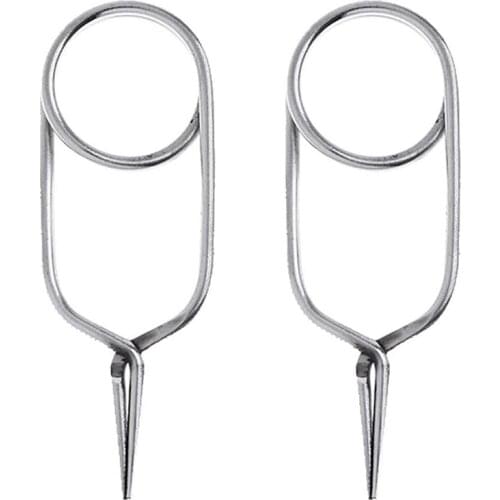 Fly Tying Tools Fly Tying Hackles Pliers Fly Fishing Lure Making Accessories Angler Hackle Pliers for Tying Flies