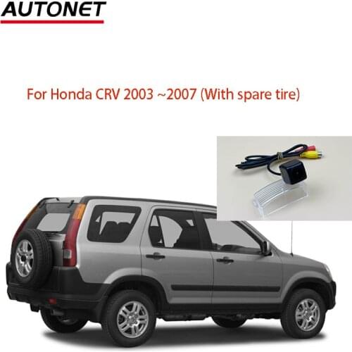 AHD1280*720P Rear view camera For Honda CRV 2003 2004 2005 2006 2007 (With spare tire) license plate camera/CCD reversing camera