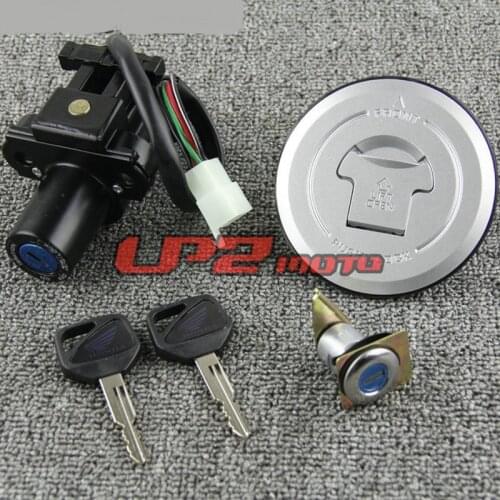 Ignition Switch Gas Cap Seat Lock Key Set For Honda Hornet CB250F (4 Wires) FMX650 05-06