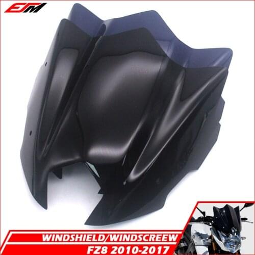 Motorcycle Sports Windshield WindScreen Visor Viser Fits For YAMAHA FZ8 2010 2011 2012 2013 2014 2015 2016 2017 FZ 8 10-17