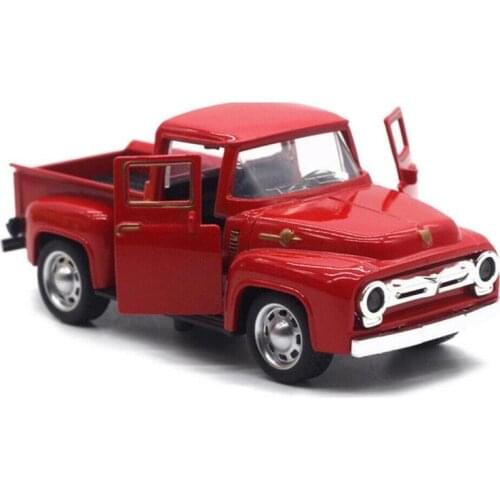 1:32 Pickup Alloy Car Toy High Simulation Pickup Trucks Diecast Vehicles Miniature Car Model Toys Boy Gifts Pickup Alloy Car