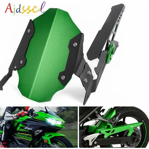 Modified Motorcycle Rear Fender Mudguard And Motorcycle Chain Protection Cover Motyorbike Chain Shell for Kawasaki-Nijia400 Z400
